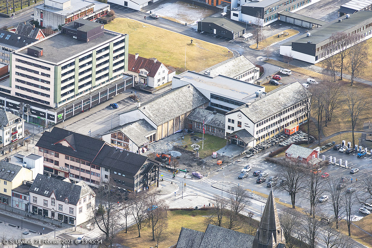 Sosialbygget Uttrågata Gamle Voss Kino